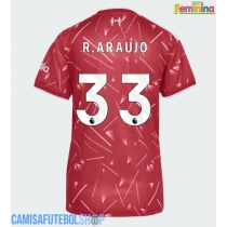 Camisa de time de futebol Liverpool Ronald Araujo #33 Replicas 1º Equipamento Feminina 2026-27 Manga Curta
